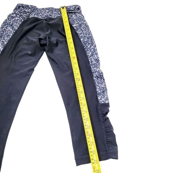 2/$20 90 Degree By Reflex Black With Floral Pattern Legging Pants Size: XS - Picture 7 of 7